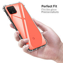 Чохол WXD силіконовий протиударний для Google Pixel 4 XL / прозорий, фото 4