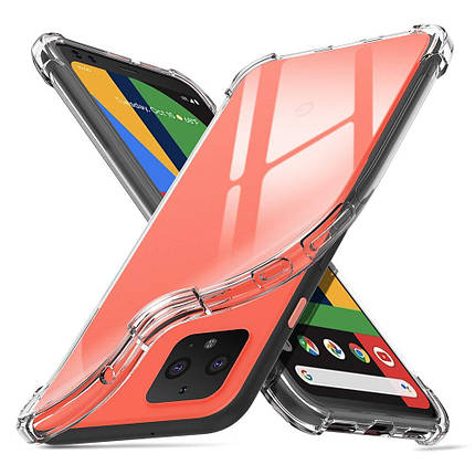 Чохол WXD силіконовий протиударний для Google Pixel 4 XL / прозорий, фото 1