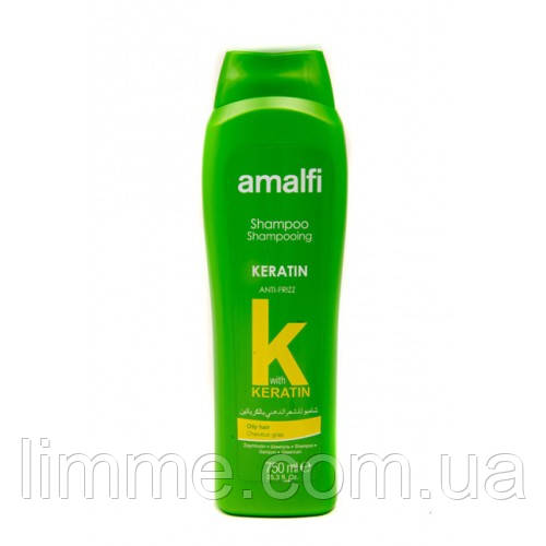 Шампунь Amalfi  для жирного волосся  KERATIN OILY HAIR  750 мл.