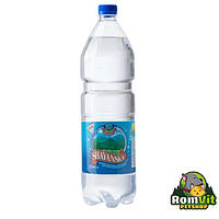 Минеральная сильногазованная вода в пластиковой бутылке 1,5 л Шаянська