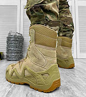 Тактические берцы койот lowa высокие демисезонные, Военные ботинки Gore-Tex осени, Тактическая обувь coyote 45 vsk
