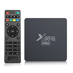 Смарт ТВ Приставка X96Q Pro 2/16, Allwinner H313, Android 10, Android TV Box