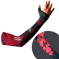 Геймерський рукав з обрізаною долонею 2.0 L&G X Selerity pm02leo, Червоний, Розмір (EU) — S