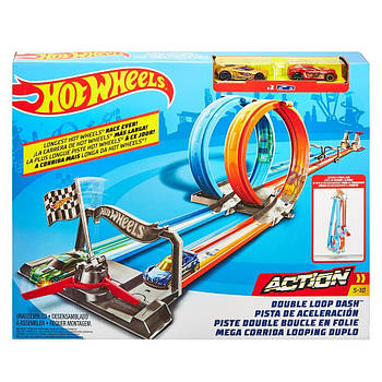 Портативний трек Подвійна петля Hot Wheels GFH85