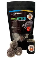 PVA Stick Rybalych Монстер краб 300 гр 4 мм + Ліквід 50мл (ПВА стік)