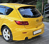 Вії на Mazda 3 BK хетчбек (накладки на задні фари Мазда 3 5D BK) , фото 2