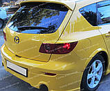 Вії на Mazda 3 BK хетчбек (накладки на задні фари Мазда 3 5D BK) , фото 4