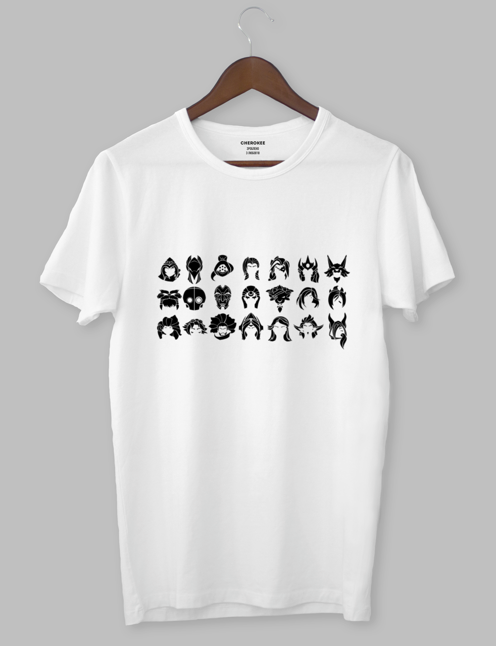 Футболка  з принтом "League of Legends all characters", фото 1