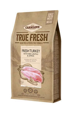 Сухий корм для дорослих собак Carnilove (Карнілав) True Fresh TURKEY for Adult dogs з індичкою 4 кг
