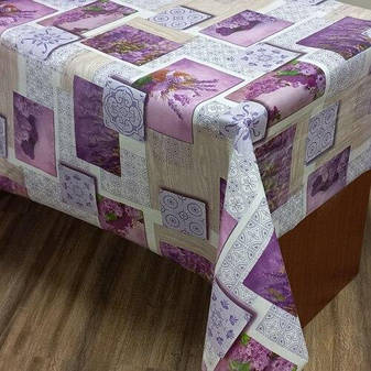 Красива скатертина на нетканій основі, ОПТ від 25 м., фото 1