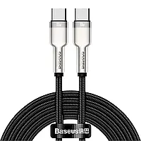 Кабель Baseus Cafule Metal Cable Type-C to Type-C (1m) Black