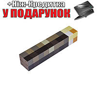 Ночник Факел Майнкрафт USB пиксельный светодиодный Питание от аккумулятора Коричневый