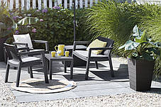 Набір меблів Keter Emily Patio set з подушками, графіт, фото 3