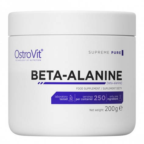 Амінокислота Бета-Аланін OstroVit Beta-Alanine 200 г Польща, фото 1