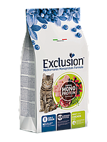 Корм для кошек от 12 месяцев Exclusion CAT ADULT CHICKEN 12 кг 1,5 кг