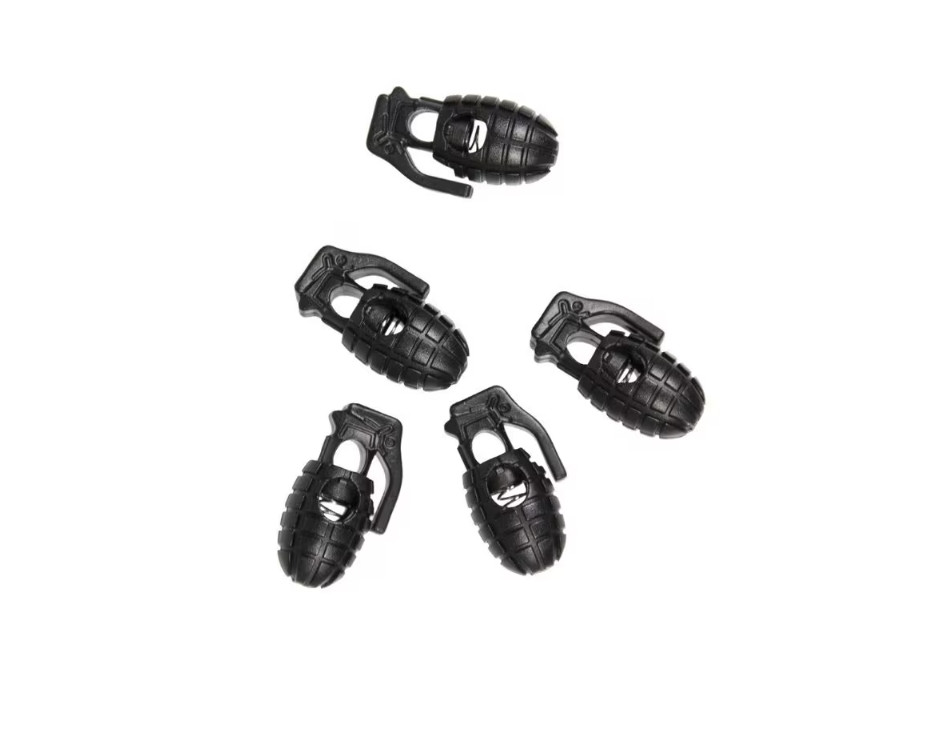 Набір стопорів у формі ручної гранати Mil-Tec Pineapple 10 шт Black 13458232, фото 1