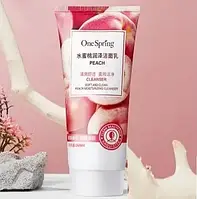 Пінка для вмивання з екстрактом персика One Spring Peach Cleanser