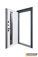 Вхідні двері зі склом модель Galaxy Glass комплектація Megapolis MG3, фото 2