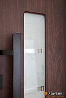 Вхідні двері зі склом модель Liberty Glass (Квіт RAL 8017 + темний горіх) комплектація Classic, фото 7