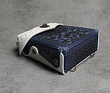 Шкіряний рюкзак ручної роботи, сумка-рюкзак з авторським тисненням, фото 4