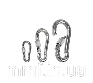 Карабін пожежник із фіксатором 7 мм*70