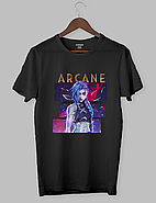 Футболка з принтом "Arcane tv LoL", фото 2