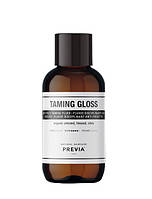 Укрощающий несмываемый термозащитный блеск для волос Previa Almond&Linseed Oil Taming Leave-in Gloss, 100 мл