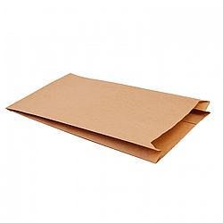 Паперові пакети саше 280х140х50 мм крафтовий пакет без ручок, паперові пакети харчові