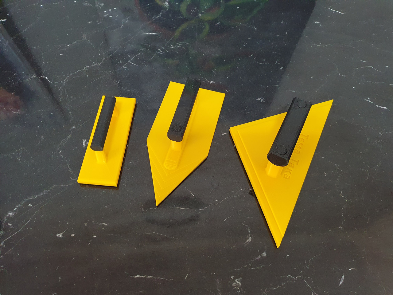 Набір інструментів "ТЕМА ТАКА"  - терка човник, маленька кутова терка, маленький снікерс, фото 1