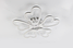 Люстра Led до 15 м² з пультом керування пелюстки GLORY 80W, фото 5