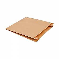 Паперові пакети для харчових продуктів 220х230х60 мм паперові пакети для їжі на винос, крафт пакет для бургера