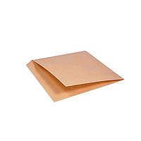 Крафт пакеты для фри 170х170 мм пакет (уголок) для бургера, бумажные пакеты для еды