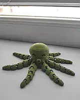 Игрушка осьминог - 3D печать
