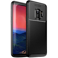 Чохол Fiji Ultimate Carbon для Samsung S9 (G960) противоударный бампер чорний