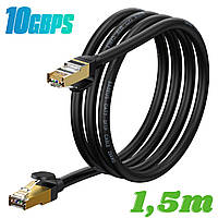 Патч корд сетевой кабель LAN RJ45 Baseus high Speed Seven types 10gigabit ethernet cable (1,5m, 10Gbps, САТ 7)