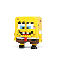 Конструктор фигурка Пиксели BRICKS Губка Боб Квадратные Штаны SpongeBob SquarePants
