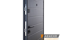 Вхідні металеві двері модель Solid (Квіт RAL 7021T)комплектація Defender, фото 6