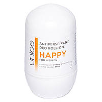Жіночий кульковий дезодорант-антиперспірант Unice Happy, 40 мл