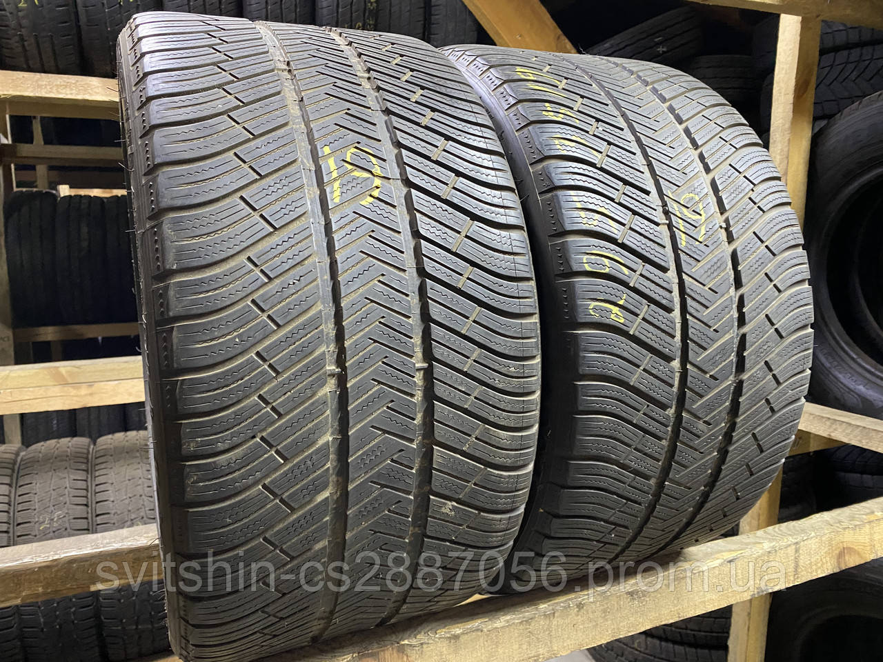Зимова пара 295/35R19 Michelin Pilot Alpin 5.5мм 2019рік, фото 1
