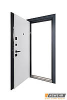 Вхідні двері модель Biatris (Квіт Ral 7016 + біла) комплектація Megapolis MG3, фото 3