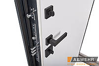 Вхідні двері модель Biatris (Квіт Ral 7016 + біла) комплектація Megapolis MG3, фото 5