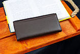 Коричневий класичний гаманець із натуральної шкіри з фіксацією на магніти Marco Coverna MC-1411-9, фото 9