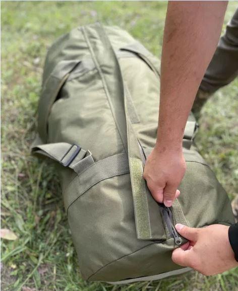 Баул сумка рюкзак тактичний армійський військовий 100л подвійна водонепроникна тканина оксфорд 1000д