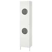 Шкаф IKEA НЮШЁН, белый, 40x190 см, 404.964.71