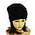 Жіноча трикотажна шапка-панчоха, фото 10