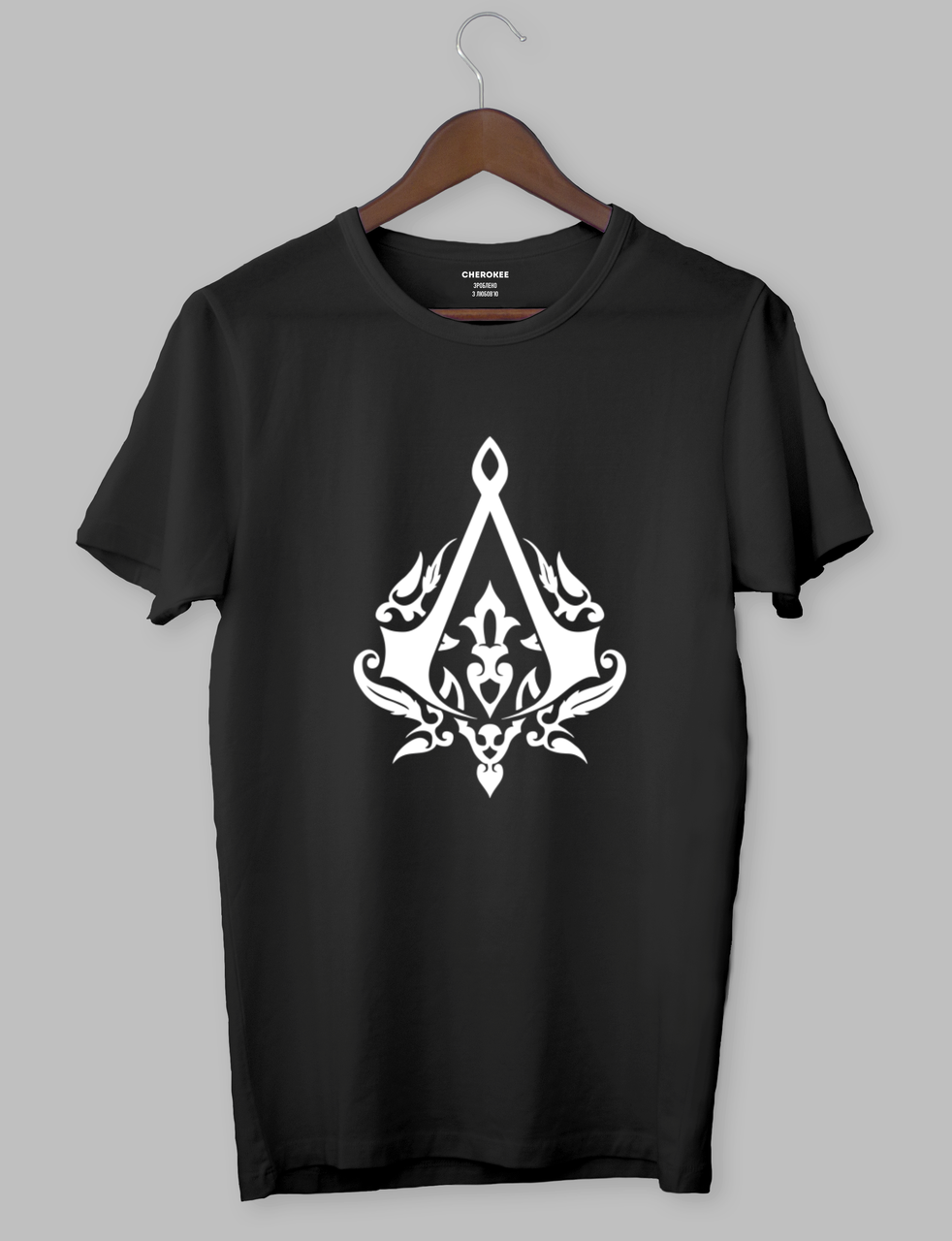 Футболка з дизайном "Assassin Creed Logo with patterns"