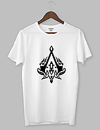 Футболка з дизайном "Assassin Creed Logo with patterns", фото 3
