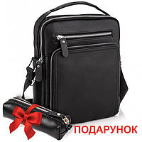 Барсетка мужская кожаная через плечо Tiding Bag