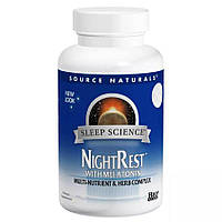 Натуральная добавка Source Naturals Sleep Science NightRest Melatonin, 50 таблеток