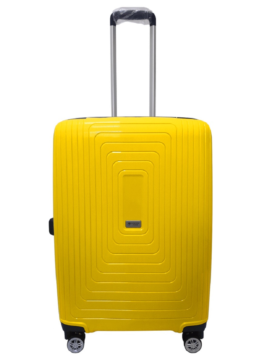 Валіза пластикова AIRTEX 241 середня 68 см жовта